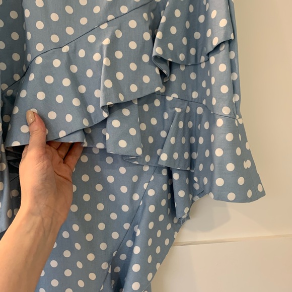 Majorelle mid crepe skirt - Picture 8 of 9